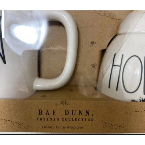 Rae Dunn Queen Bee Mug & Honey Pot Set New With Tags! - Picture 2 of 4